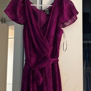 Purple DKNY Flower Dress